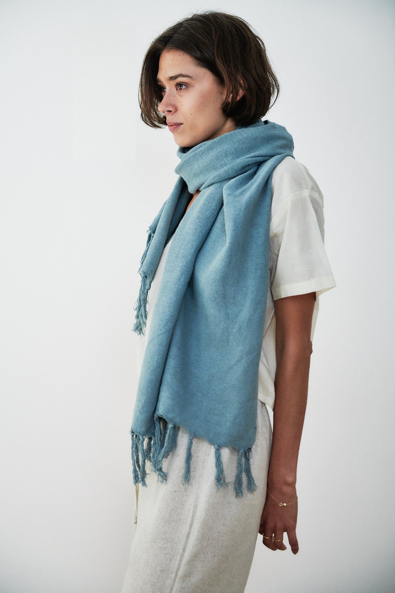 ALMAZ Scarf • CLOUD BLUE